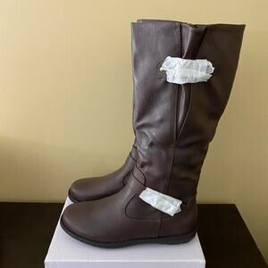 DREAM PAIRS Women's Faux Fur-Lined Knee-High Winter Boots